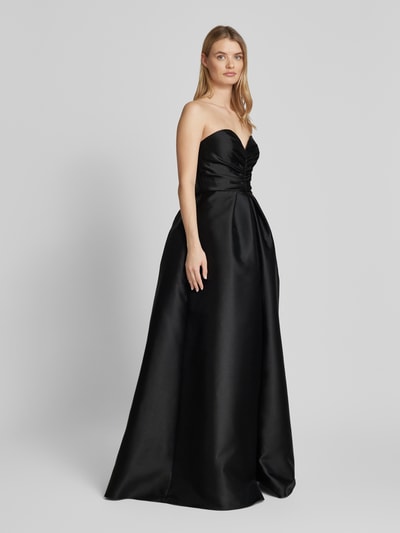 Vera Wang Bride Abendkleid mit Beinschlitz Modell 'LAVAL' Black 1