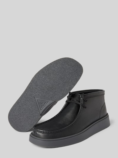 Clarks Schnürschuhe mit strukturierter Sohle Black 4