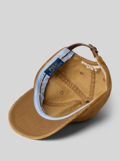 Polo Ralph Lauren Czapka z daszkiem z wyhaftowanym logo Khaki 2