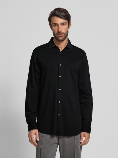 ARMANI EXCHANGE Regular Fit Freizeithemd mit Haifischkragen Black 4