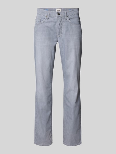 Brax Regular Fit Jeans im 5-Pocket-Design Modell 'Cadiz' Silber 2