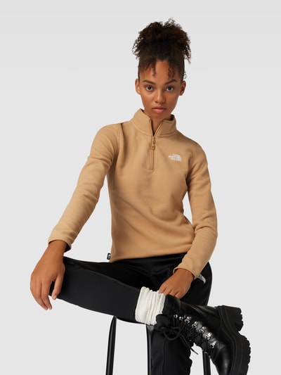 The North Face Sweatshirt met labelstitching, model 'DUSTY' Camel - 3