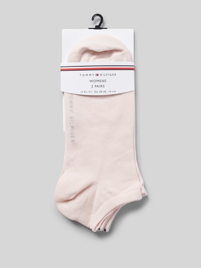 Tommy Hilfiger Sneakersocken mit Label-Schriftzug im 2er-Pack Rosa 3