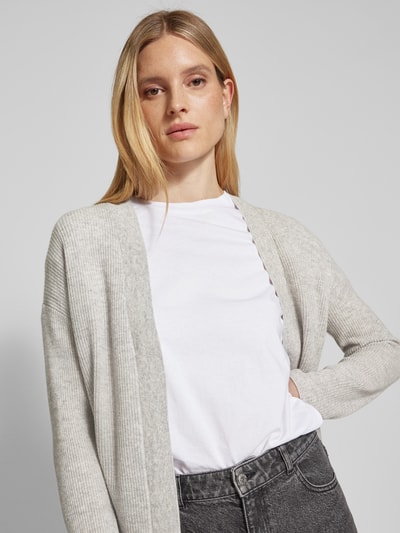 Tommy Hilfiger Cardigan mit geripptem Abschluss Mittelgrau 3