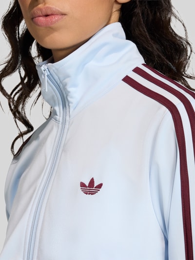 adidas Originals kurtka treningowa w kroju regular fit z wyhaftowanym logo Jasnoniebieski 3