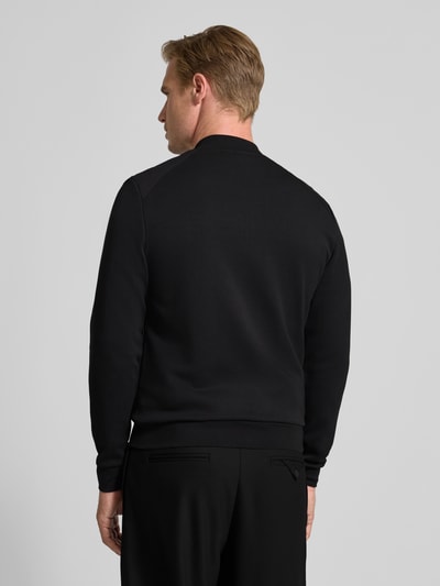 Antony Morato Slim fit sweatjack met viscose, model 'Neuter' Zwart - 5