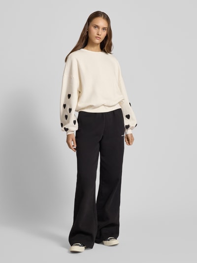 Only Regular fit sweatshirt van katoenmix, model 'MACY' Offwhite - 1