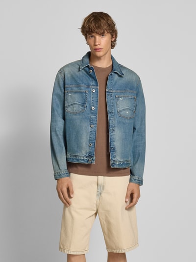 Pepe Jeans Regular Fit Jeansjacke aus Baumwoll-Mix Modell 'HORSHAM PALE TINT' Jeansblau 4