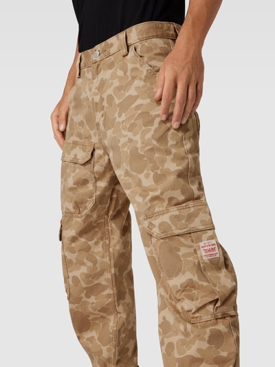 Levi's® Cargobroek met camouflagemotief Beige - 3