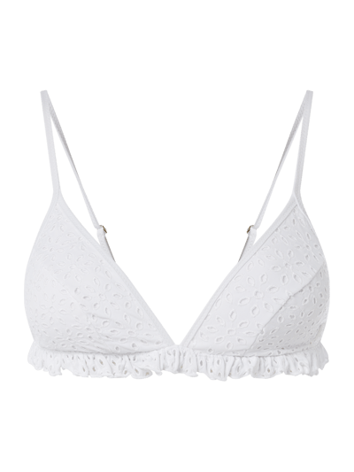 Guess Bikini-Oberteil aus Lochspitze  Weiss 2