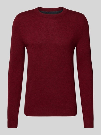 MCNEAL Gebreide pullover van wolmix met kasjmier Bordeaux gemêleerd - 2