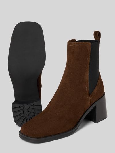 Marc Cain Bags & Shoes Laarsjes met blokhak Middenbruin - 4