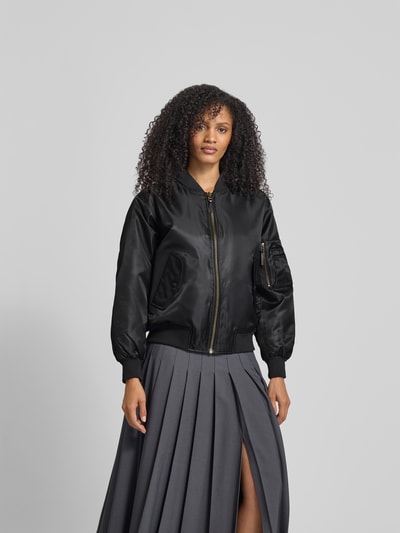 Anine Bing Bomberjacke mit Stehkragen Black 4