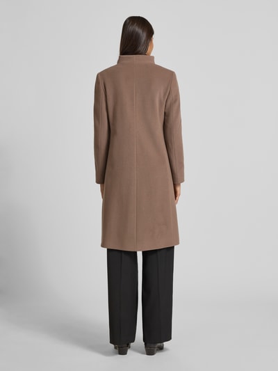 ICONS Cinzia Rocca Mantel mit Kaschmir-Anteil Taupe 5