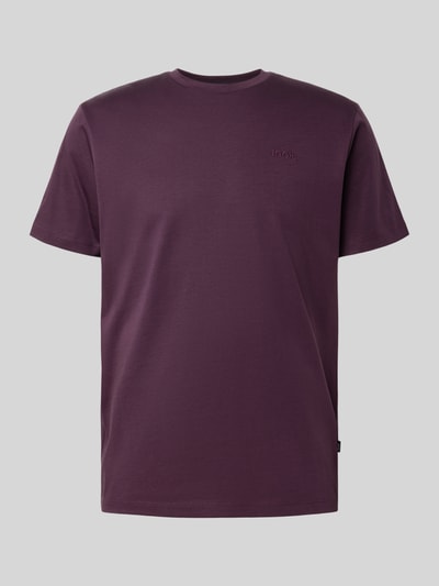 JOOP! Collection Regular Fit T-Shirt aus reiner Baumwolle Modell 'Cosmo' Purple 2