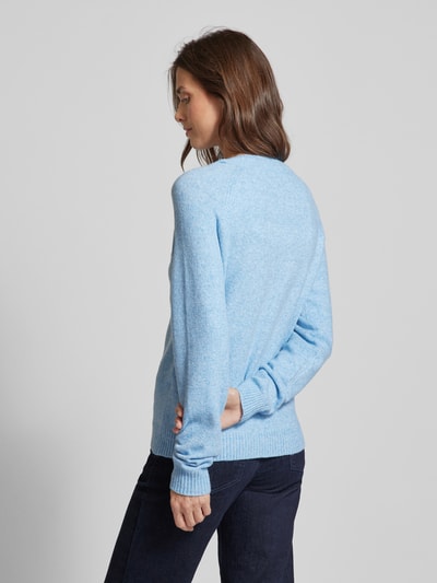 Vero Moda Gebreide pullover met lange mouwen, model 'DOFFY' Blauw - 5