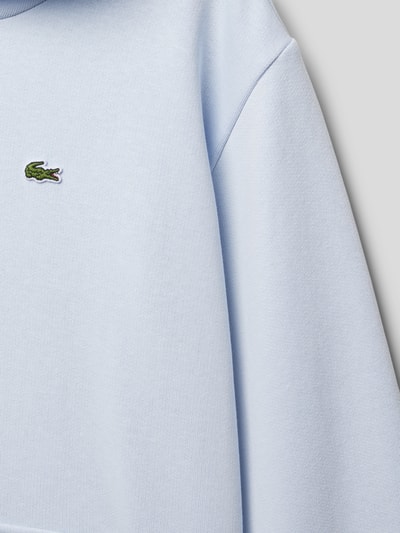 Lacoste Hoodie mit Logo-Stitching Bleu 2