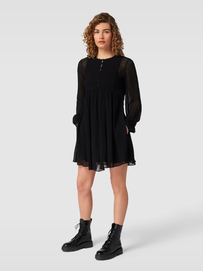 THE KOOPLES Minikleid mit Ballonärmeln Black 1