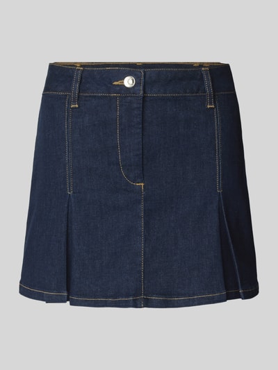 Liu Jo White Jeansrok met platte plooien Donkerblauw - 2