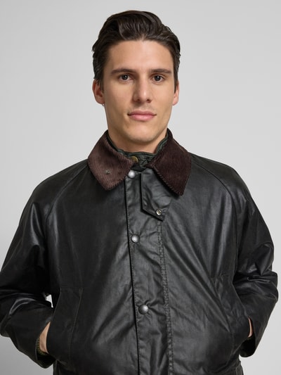 Barbour Jacke mit Pattentaschen Modell 'BEDALE' Dunkelgruen 3
