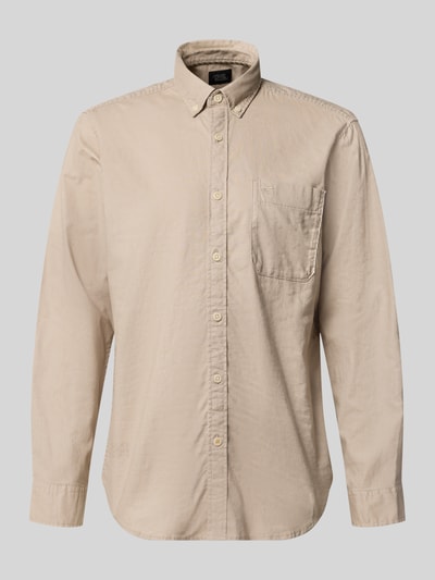 camel active Regular fit vrijetijdsoverhemd met Button-downkraag Beige - 2