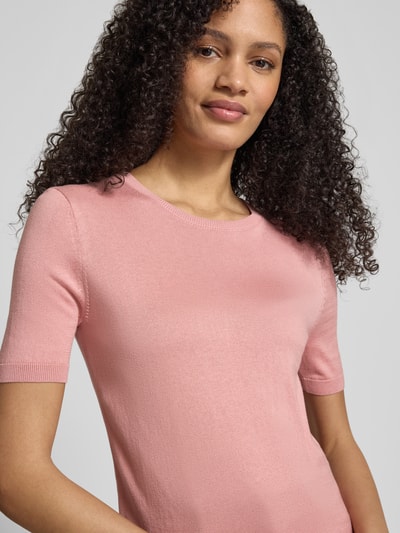 Weekend Max Mara Slim Fit Strickpullover aus Seide-Baumwoll-Mix Modell 'GABARRA' Rosa 3