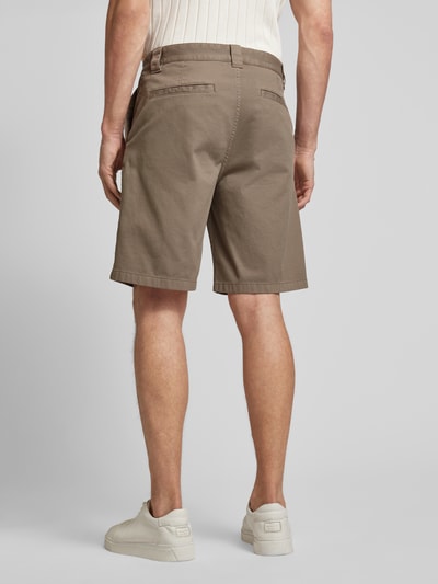 BOSS Orange Szorty chinosy z prostą nogawką i wpuszczanymi kieszeniami Beżowy 5