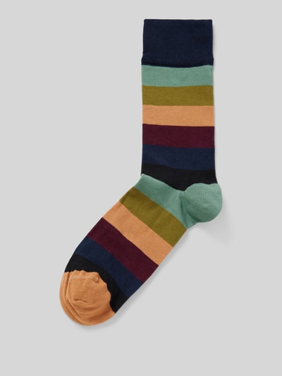 DillySocks Sokken met motiefstitching, model 'Rolling Eyes' Geel - 1