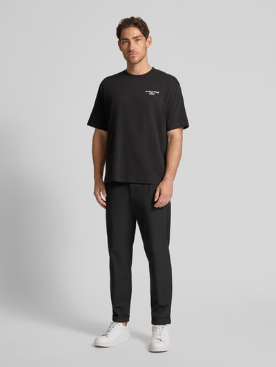 Lacoste Loose Fit T-Shirt aus reiner Baumwolle Black 1