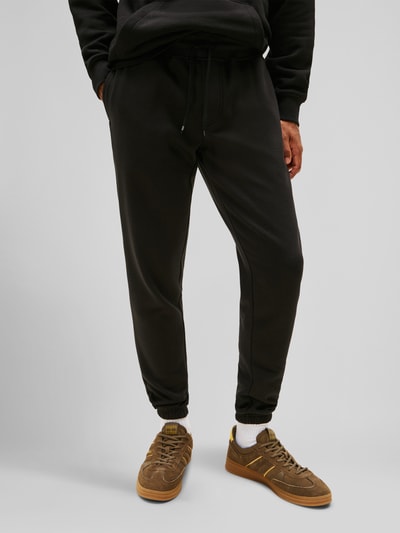 Tommy Jeans Spodnie dresowe o kroju slim fit z mieszanki bawełny Czarny 4