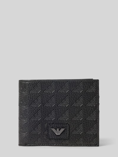 Emporio Armani Portemonnaie mit Label-Detail Black 1