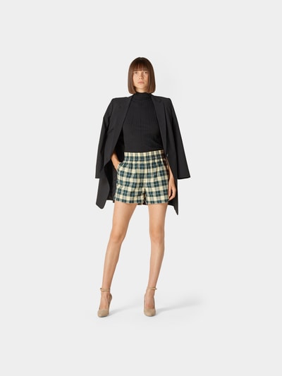 Burberry Karierte Shorts aus Baumwolle Gruen 1