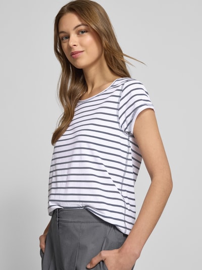 Christian Berg Woman T-Shirt mit Kappärmeln Dunkelgrau 3