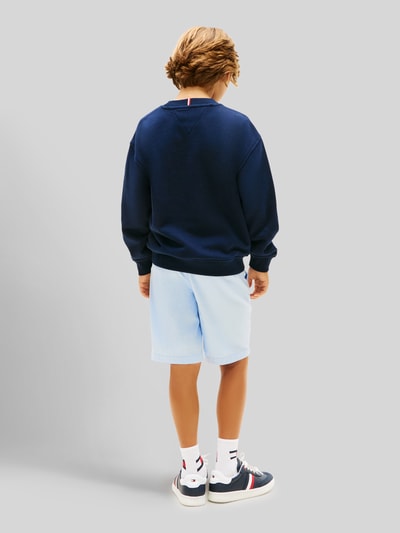 Tommy Hilfiger Kids regular fit sweatjack van katoenmix Marineblauw - 5