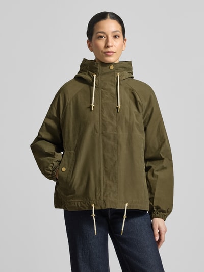 Barbour Krój regular fit Kurtka funkcyjna z Mieszanka bawełny Model 'HAWKRIDGE' Oliwkowy 4