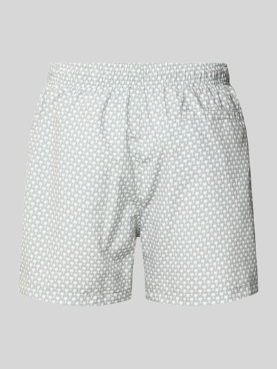 MCNEAL Badehose mit Gesäßleistentasche Metallic Gruen 3