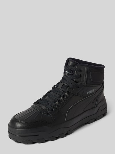 Puma High Top Sneaker mit Label-Print Modell 'Rebound' Black 1