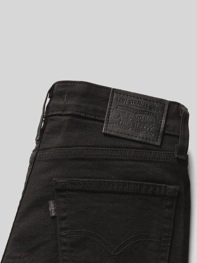 Levi's® 300 bootcut jeans van katoenmix in 5-pocketmodel Zwart - 3