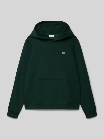 Lacoste Regular Fit Hoodie aus Baumwoll-Mix Modell 'CORE' Dunkelgruen 1