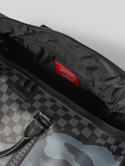 Sprayground Weekender mit Label-Details Anthrazit 5