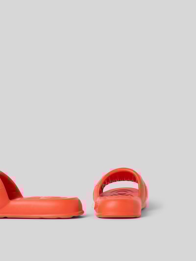 Kenzo Slides mit Label-Print Orange 3