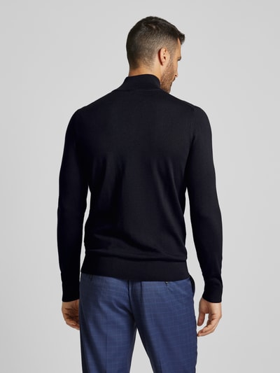 JOOP! Collection Gebreide pullover met schipperskraag, model 'Dario' Marineblauw - 5