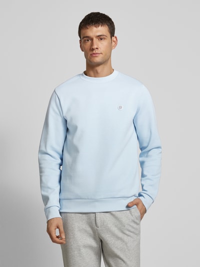 BOSS Sweatshirt aus Baumwoll-Mix Modell 'Sharpe' Bleu 4