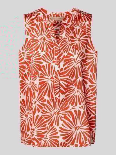 Smith and Soul Top bluzkowy z dekoltem w serek Czerwony 2