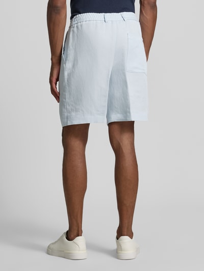 BOSS Regular Fit Bermuda aus Lyocell-leinen-Mix Modell 'C-Peter-RDS-S-263' Hellblau 5
