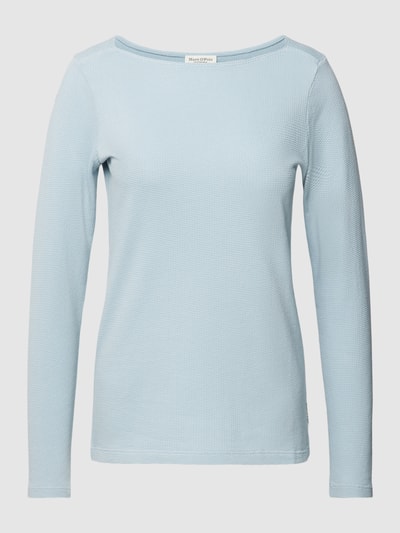 Marc O'Polo Longsleeve aus reiner Baumwolle Bleu 2