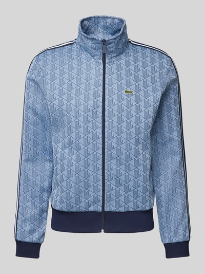 Lacoste Sweatjacke mit Stehkragen Hellblau 2