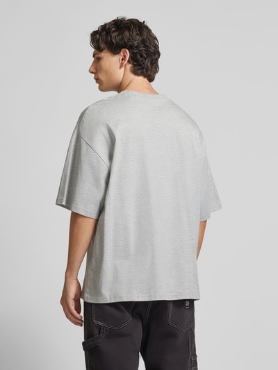 REVIEW Essentials oversized T-shirt  Lichtgrijs gemêleerd - 5