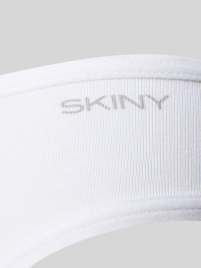 SKINY Slim Fit Slips mit Logo-Print im 3er-Pack Blau 2