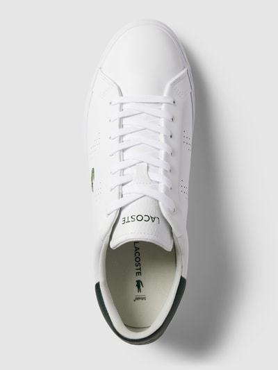 Lacoste Sneakers met labelstitching Wit - 4